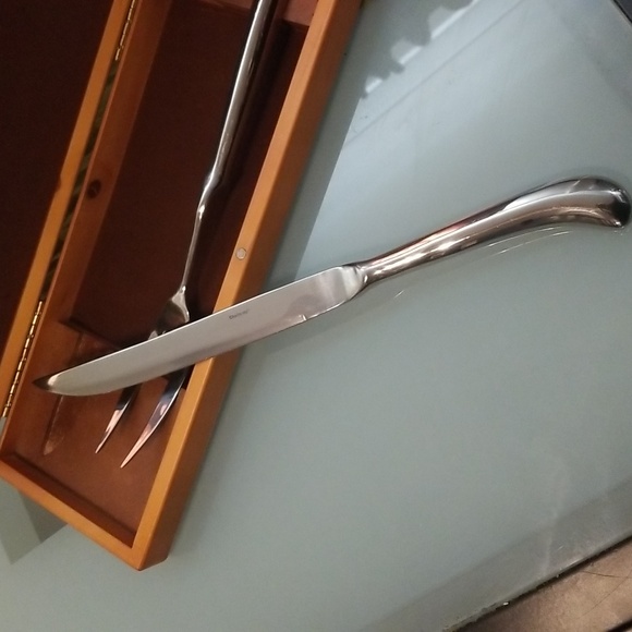 Chefmate carving knife and fork set. - Picture 4 of 6